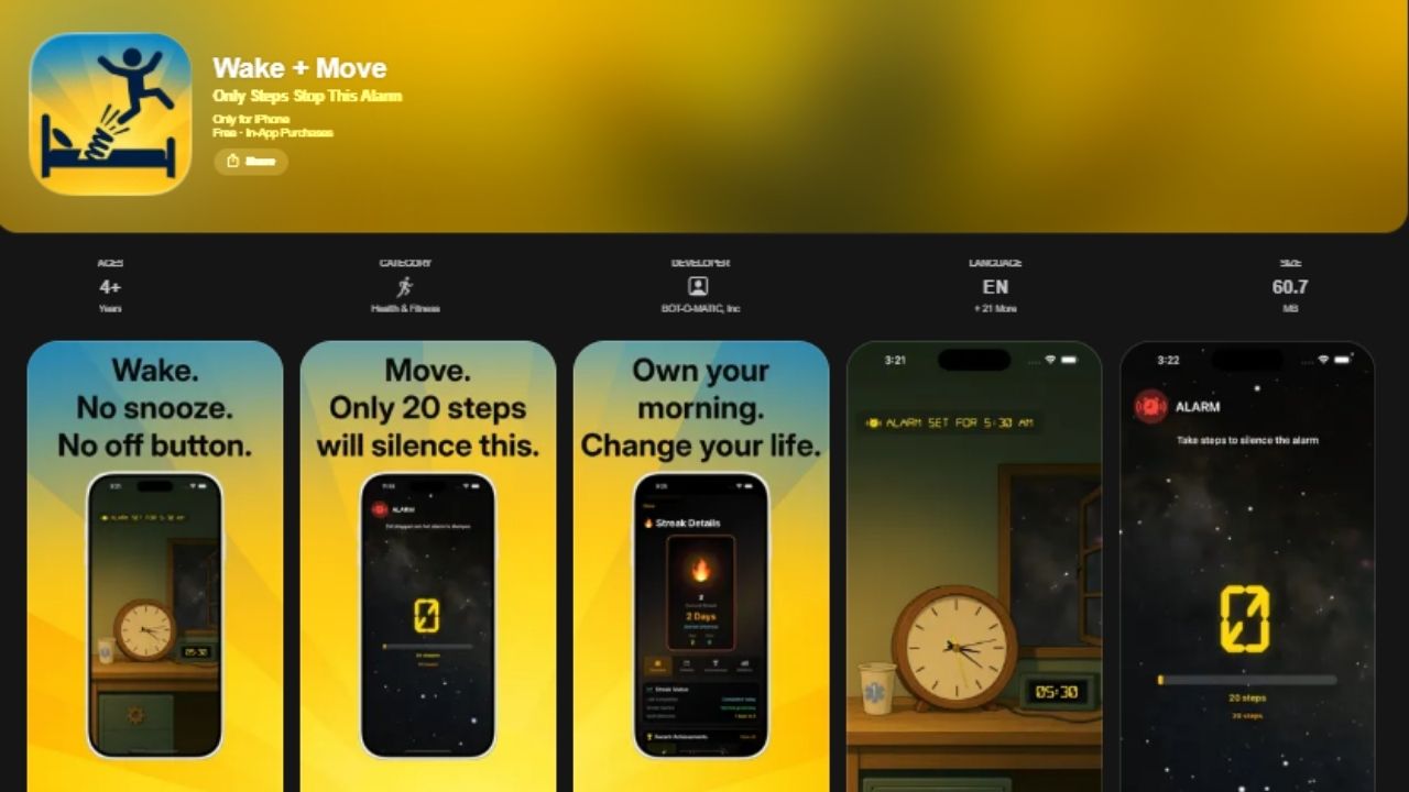 Aplikasi wake + move