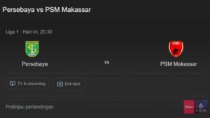 Persebaya vs PSM